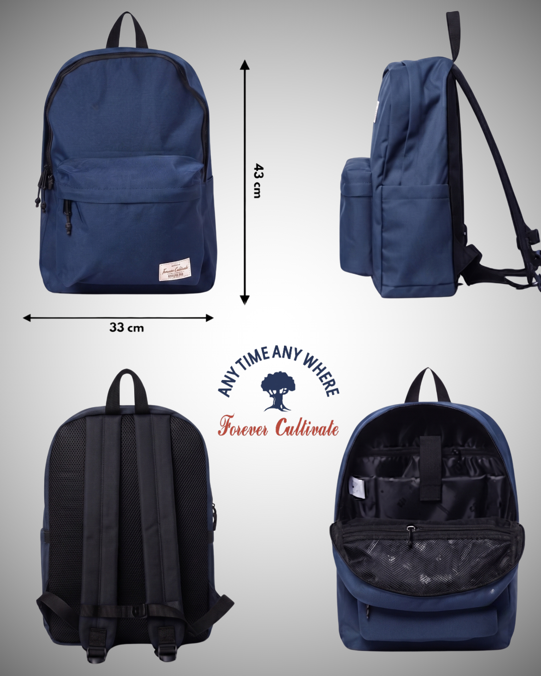 Sac à dos Forever Cultivate – Deep Blue